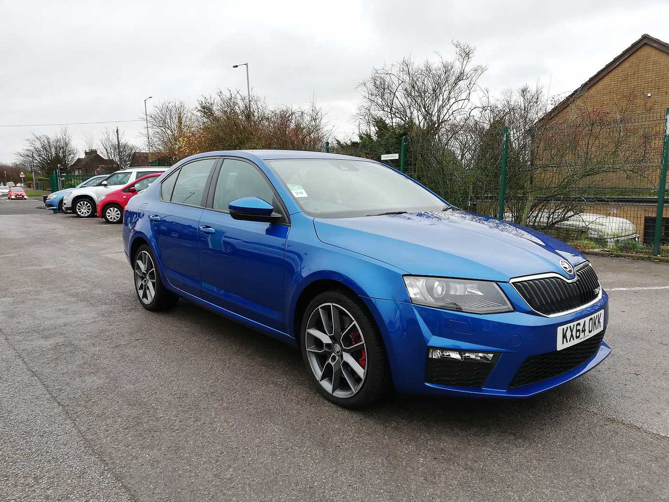 2014 Blue Skoda Octavia Hatchback 5-Dr 2.0 TDI CR vRS, Diesel, Dsg