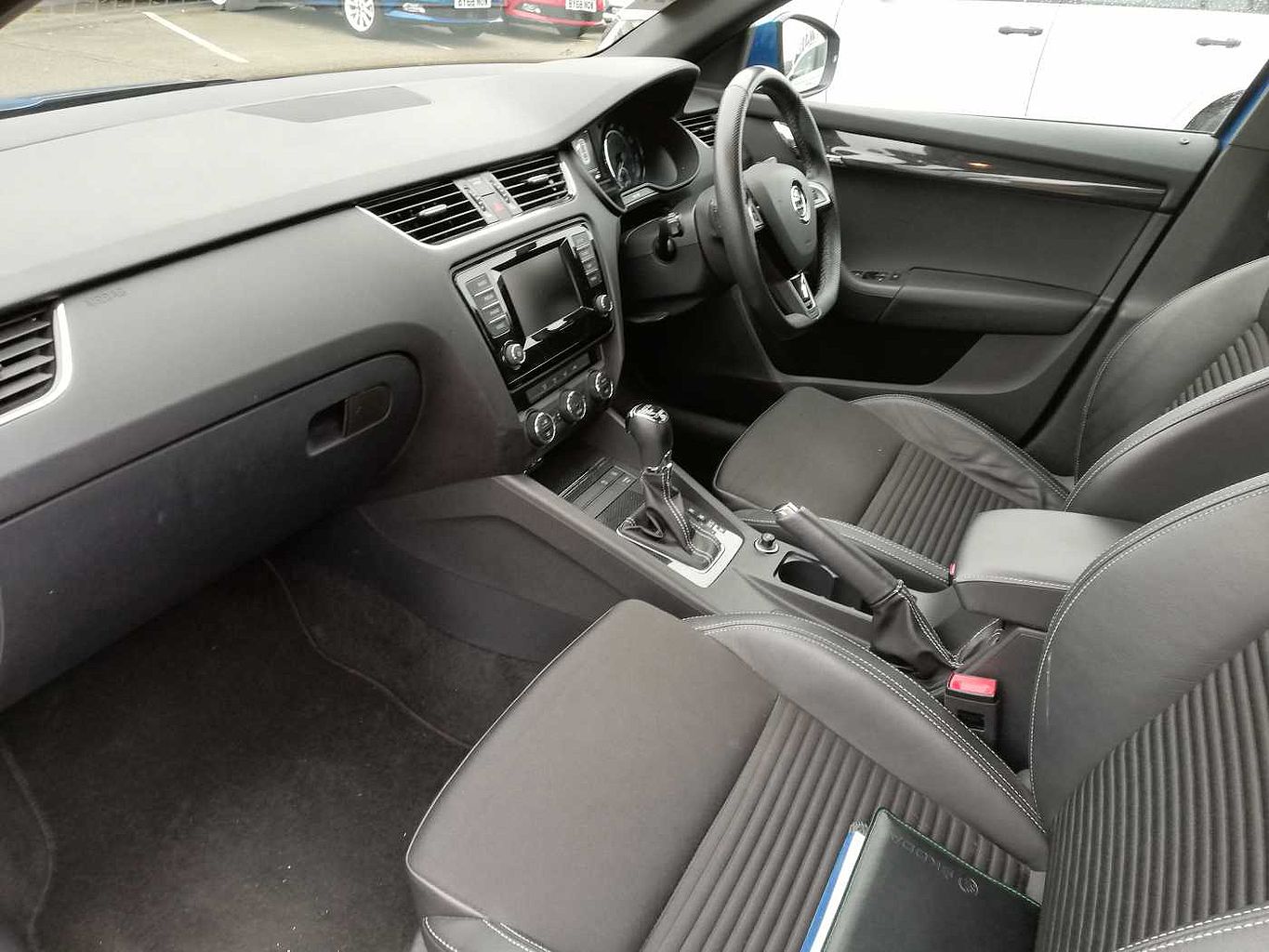 2014 Blue Skoda Octavia Hatchback 5-Dr 2.0 TDI CR vRS, Diesel, Dsg