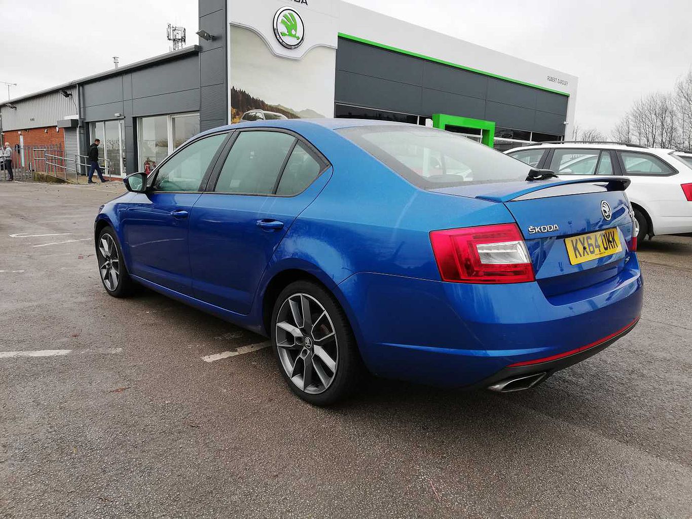 2014 Blue Skoda Octavia Hatchback 5-Dr 2.0 TDI CR vRS, Diesel, Dsg