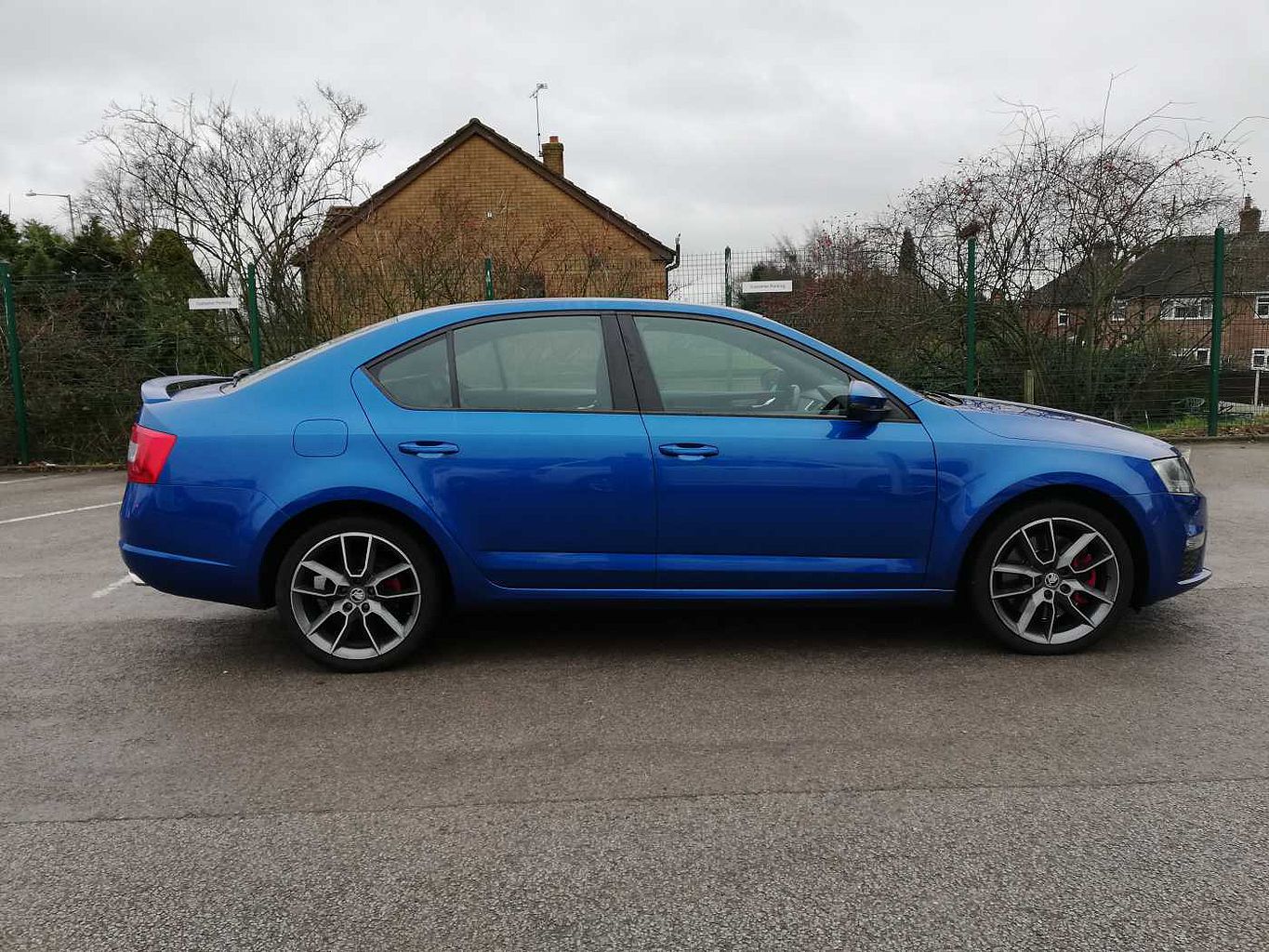 2014 Blue Skoda Octavia Hatchback 5-Dr 2.0 TDI CR vRS, Diesel, Dsg