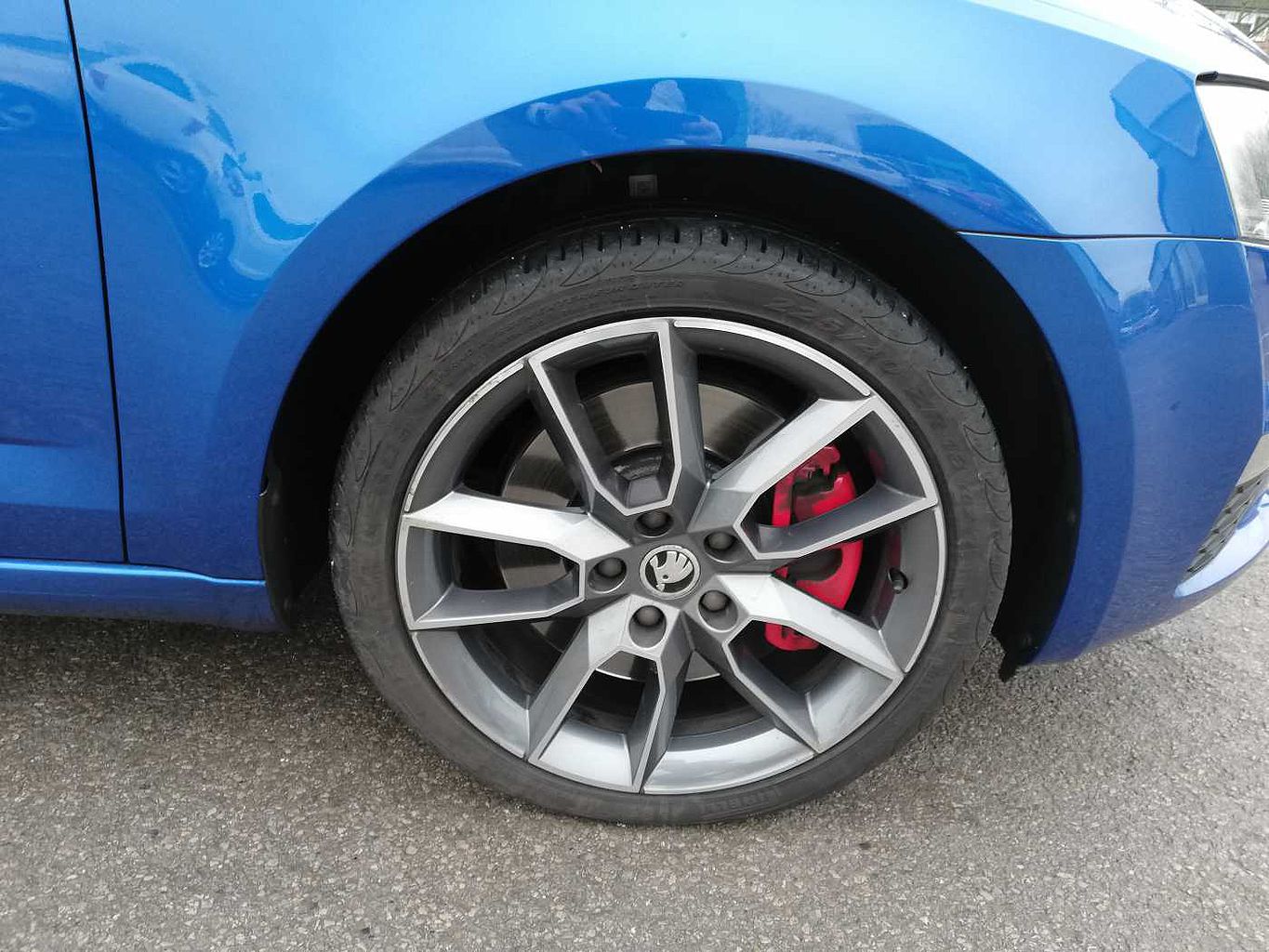 2014 Blue Skoda Octavia Hatchback 5-Dr 2.0 TDI CR vRS, Diesel, Dsg