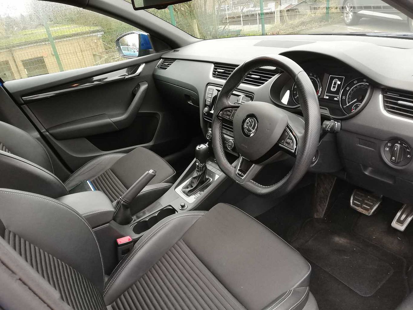 2014 Blue Skoda Octavia Hatchback 5-Dr 2.0 TDI CR vRS, Diesel, Dsg