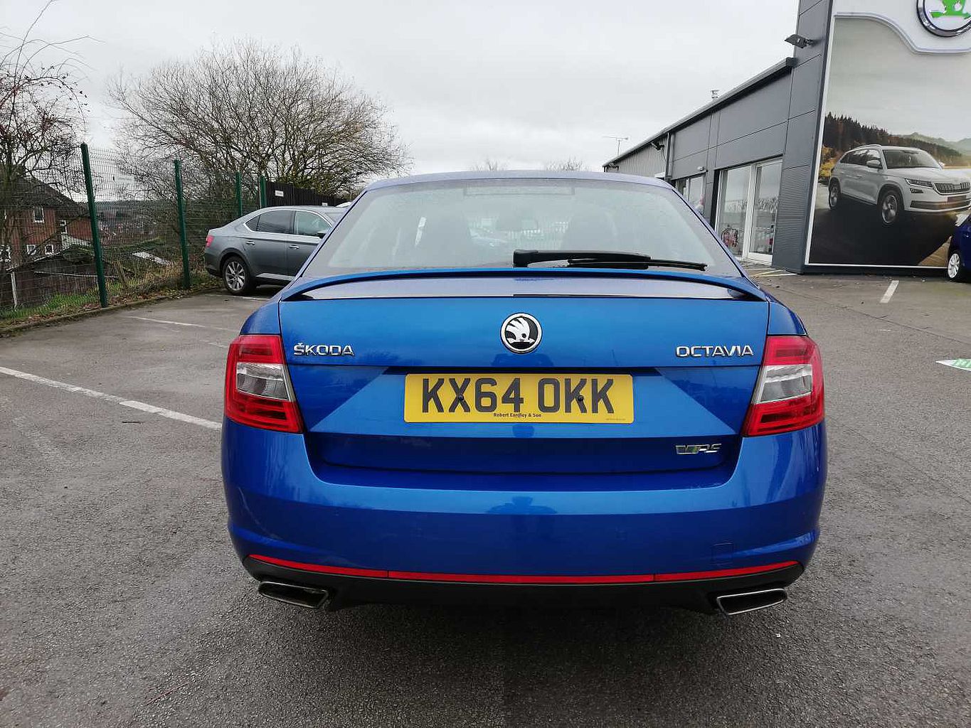 2014 Blue Skoda Octavia Hatchback 5-Dr 2.0 TDI CR vRS, Diesel, Dsg